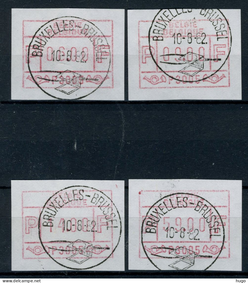 (B) ATM5 FDC 1981 - Set 6-9-14-59 - Andere & Zonder Classificatie