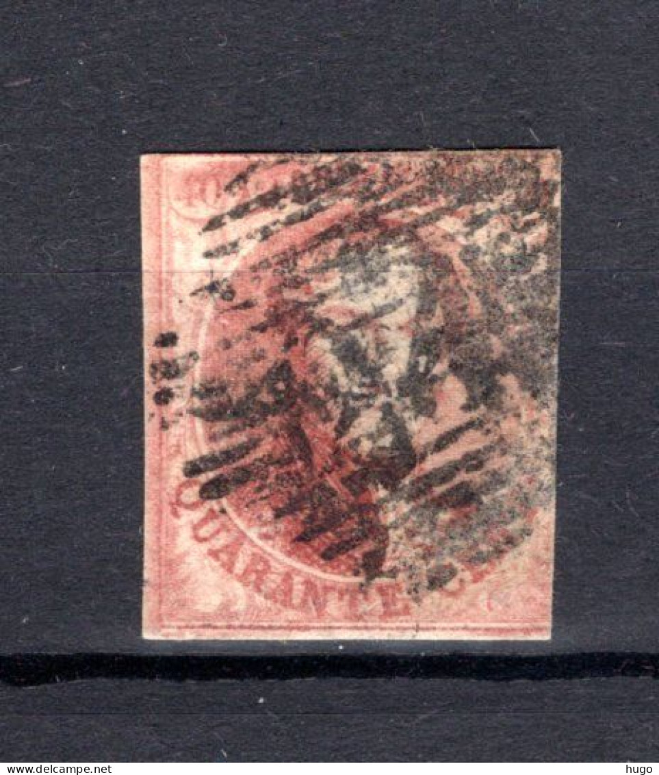 (B) 8° Gestempeld 1851 - Z.M. Koning Leopold I - 1851-1857 Medaillen (6/8)
