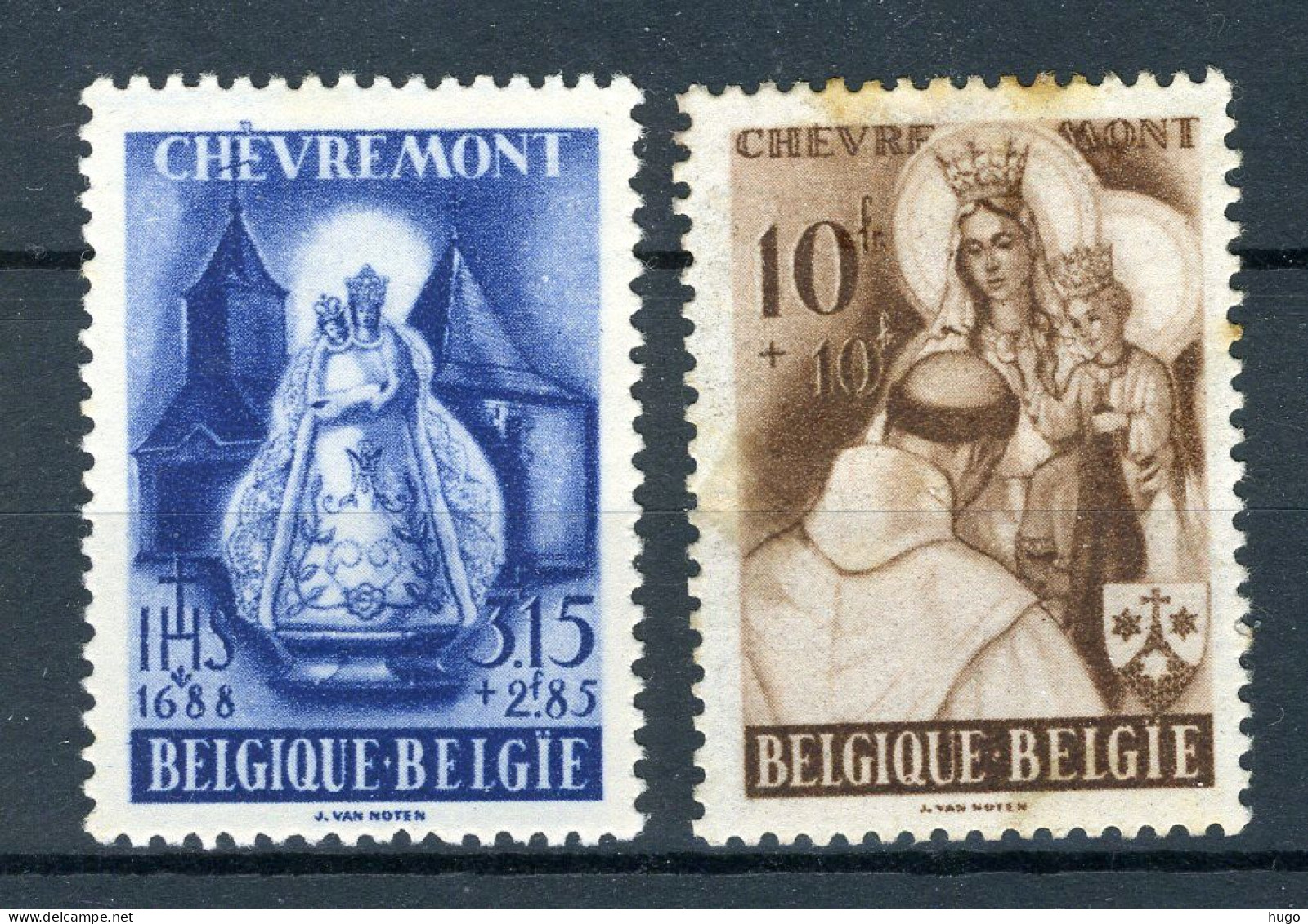 (B) 779/780 MH 1948 - Ten Voordele Van De Abdij Van Chévremont. - Neufs
