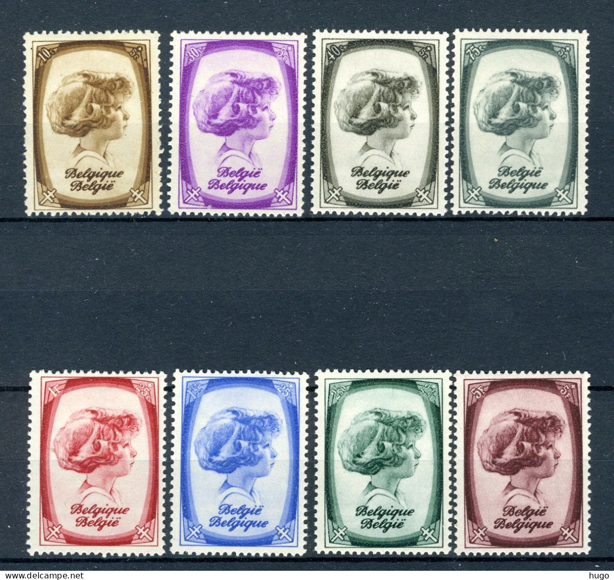 (B) 488/495 MH 1938 - Z.H. Prins Albert. - 2 - Neufs