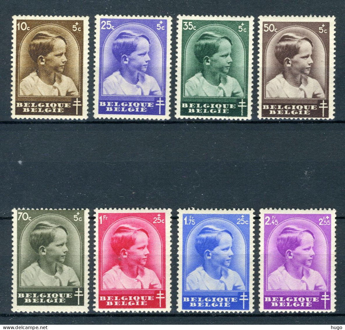 (B) 438/445 MH 1936 - Prins Boudewijn - 1 - Unused Stamps