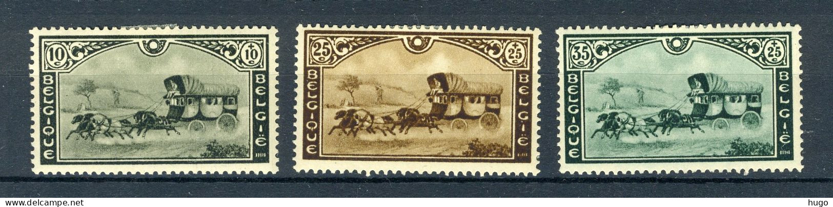 (B) 407/409 MH 1935 - Postkoets Uit Het Postmuseum. - 2 - Ungebraucht