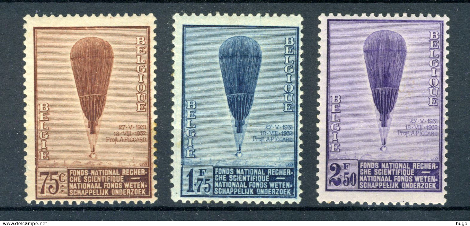 (B) 353/355 MH 1932 - Ballon Piccard - Neufs