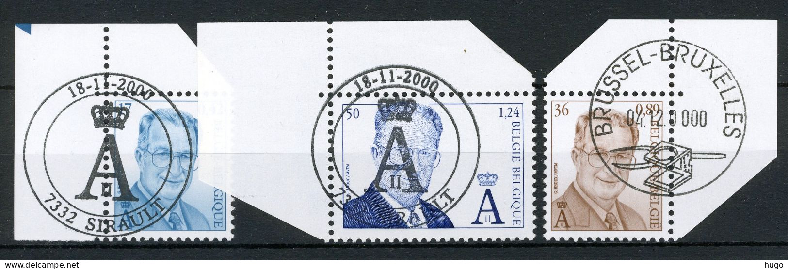 (B) 2963/2965 MNH FDC 2000 - Z.M. Koning Albert II. - 1 - Unused Stamps