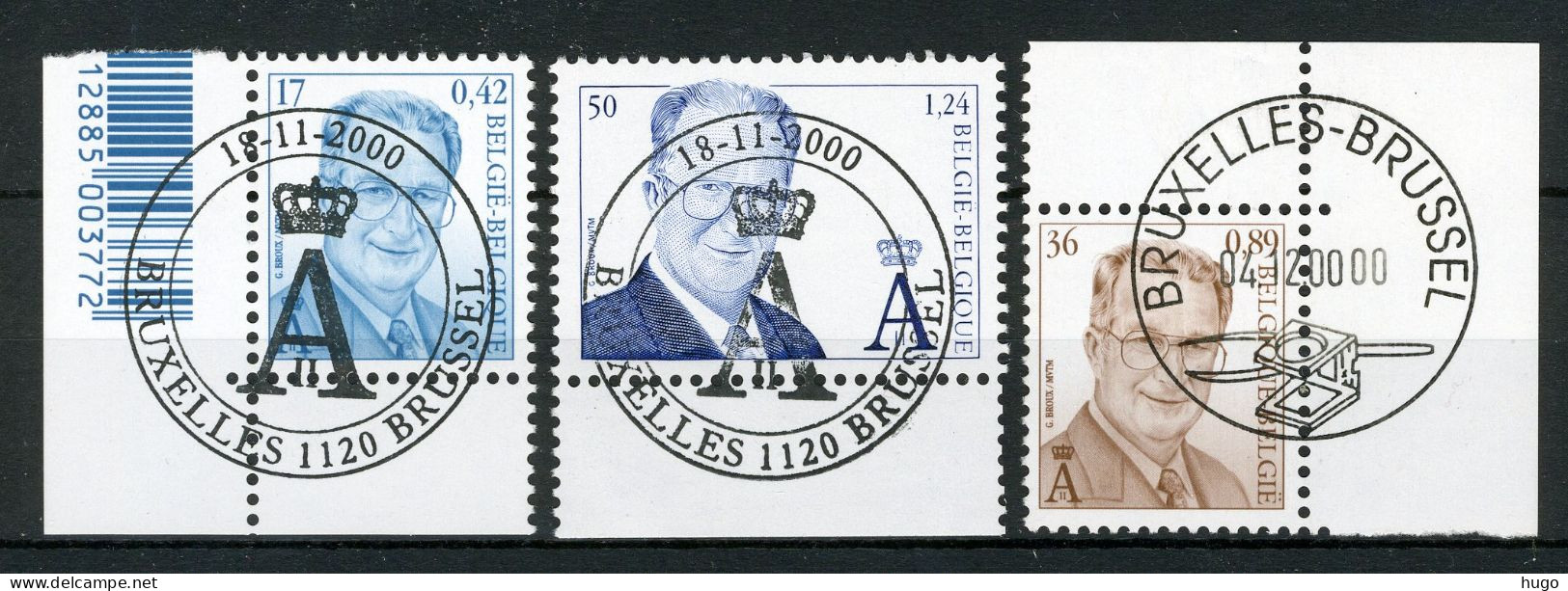 (B) 2963/2965 MNH FDC 2000 - Z.M. Koning Albert II. - Ongebruikt