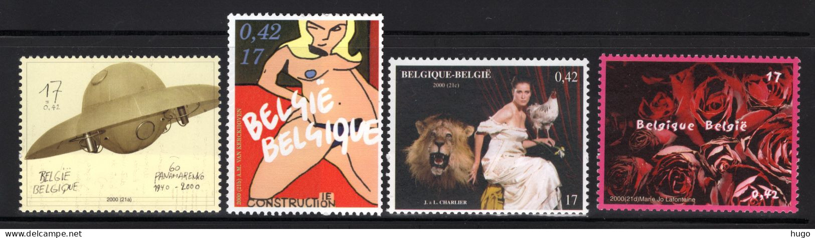 2938/2941 MNH 2000 - Belgische Kunstenaars. - Unused Stamps