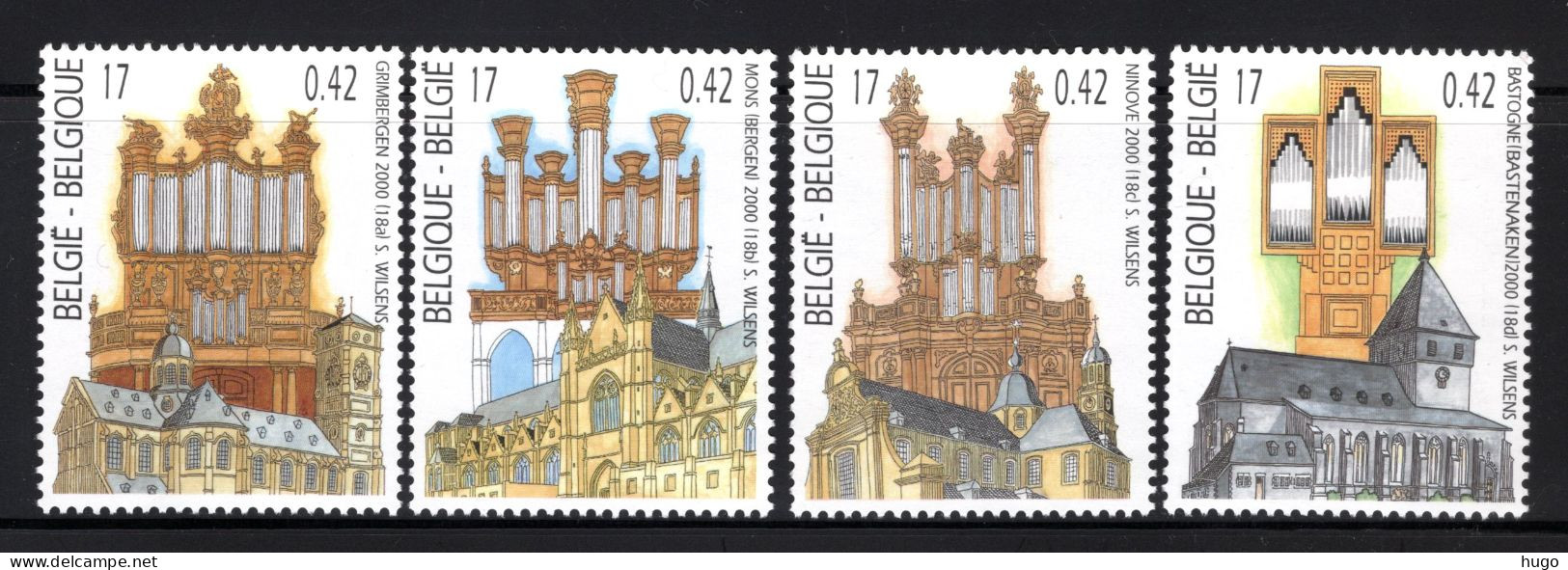 2926/2929 MNH 2000 - Kerken En Kerkorgels. - Ongebruikt