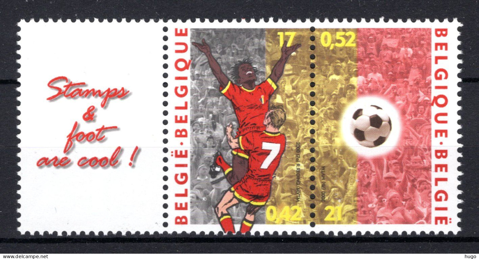 2892/2893 MNH** 2000 - Europees Kampioenschap Voetbal - Ongebruikt