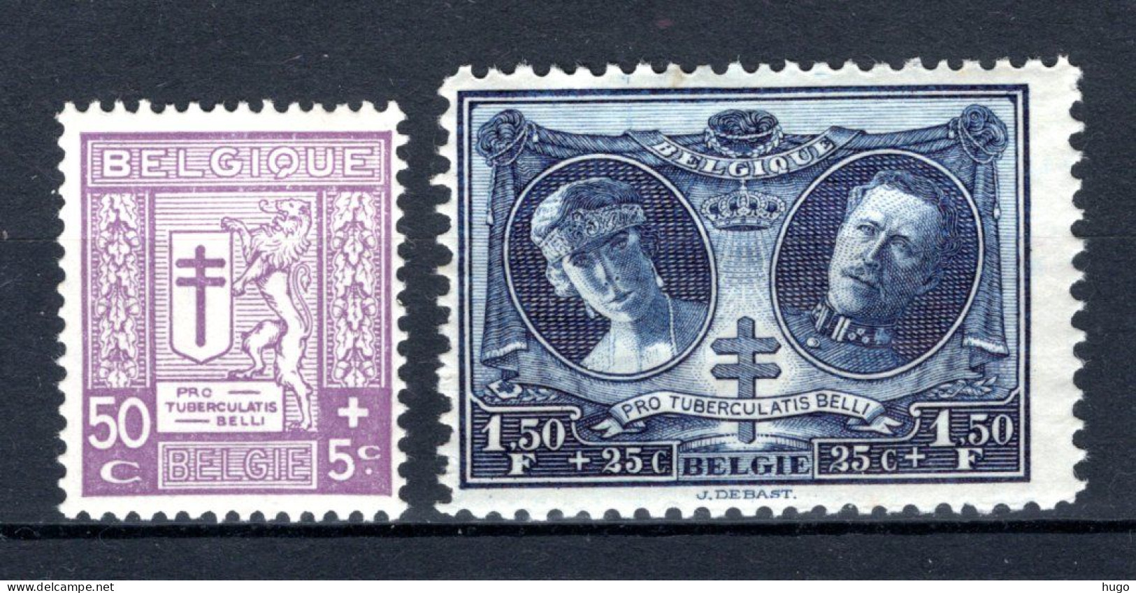 242/243 MNH** 1926 - Tuberculose Bestrijding - Neufs