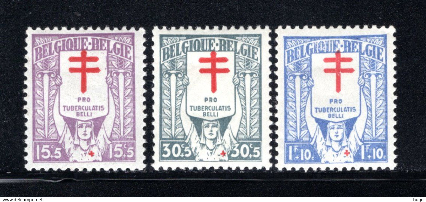 234/236 MNH 1925 - Tuberculosebestrijding. - Neufs