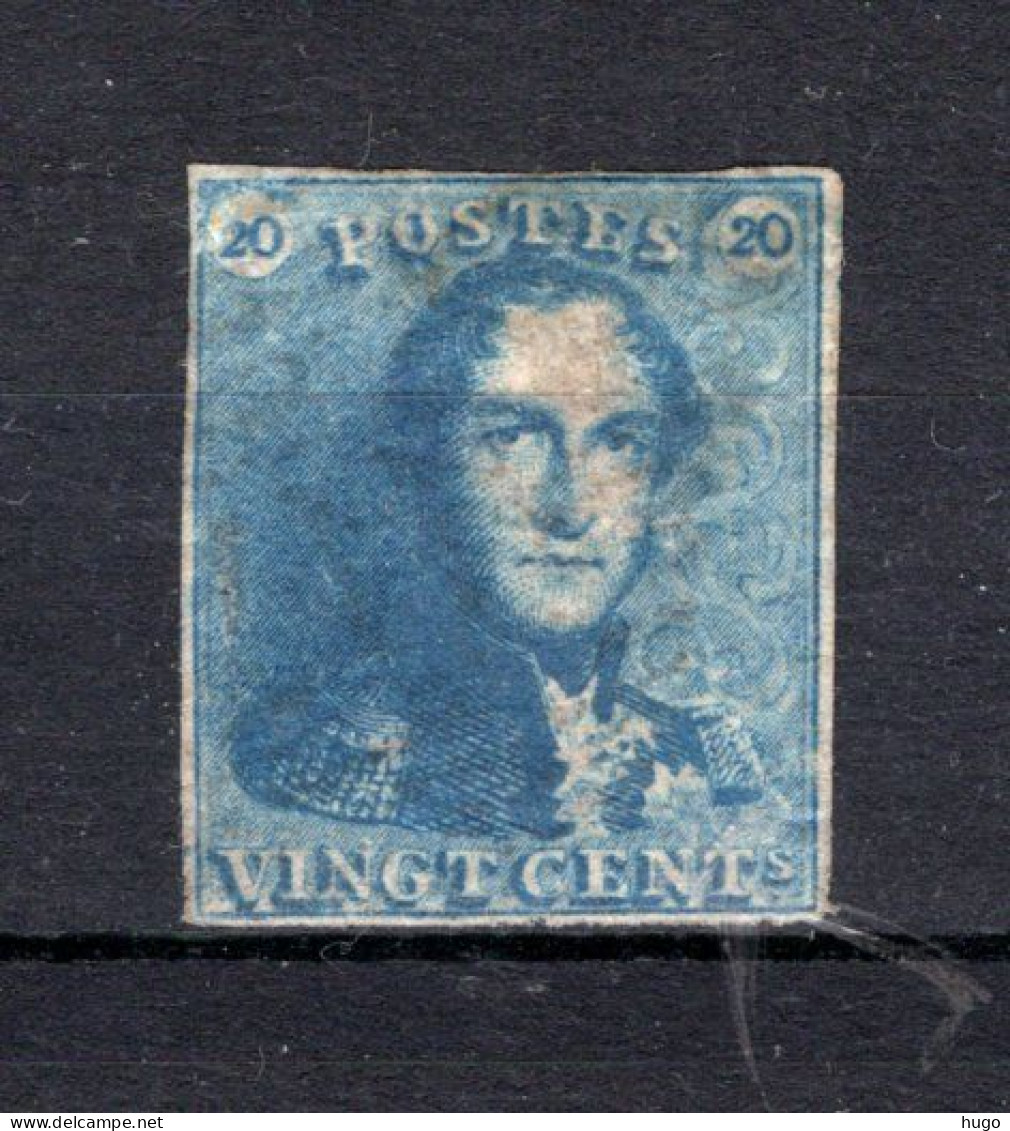 2 Zonder Gom (*) 1849 - Z.M. Koning Leopold I - 1849 Epaulettes