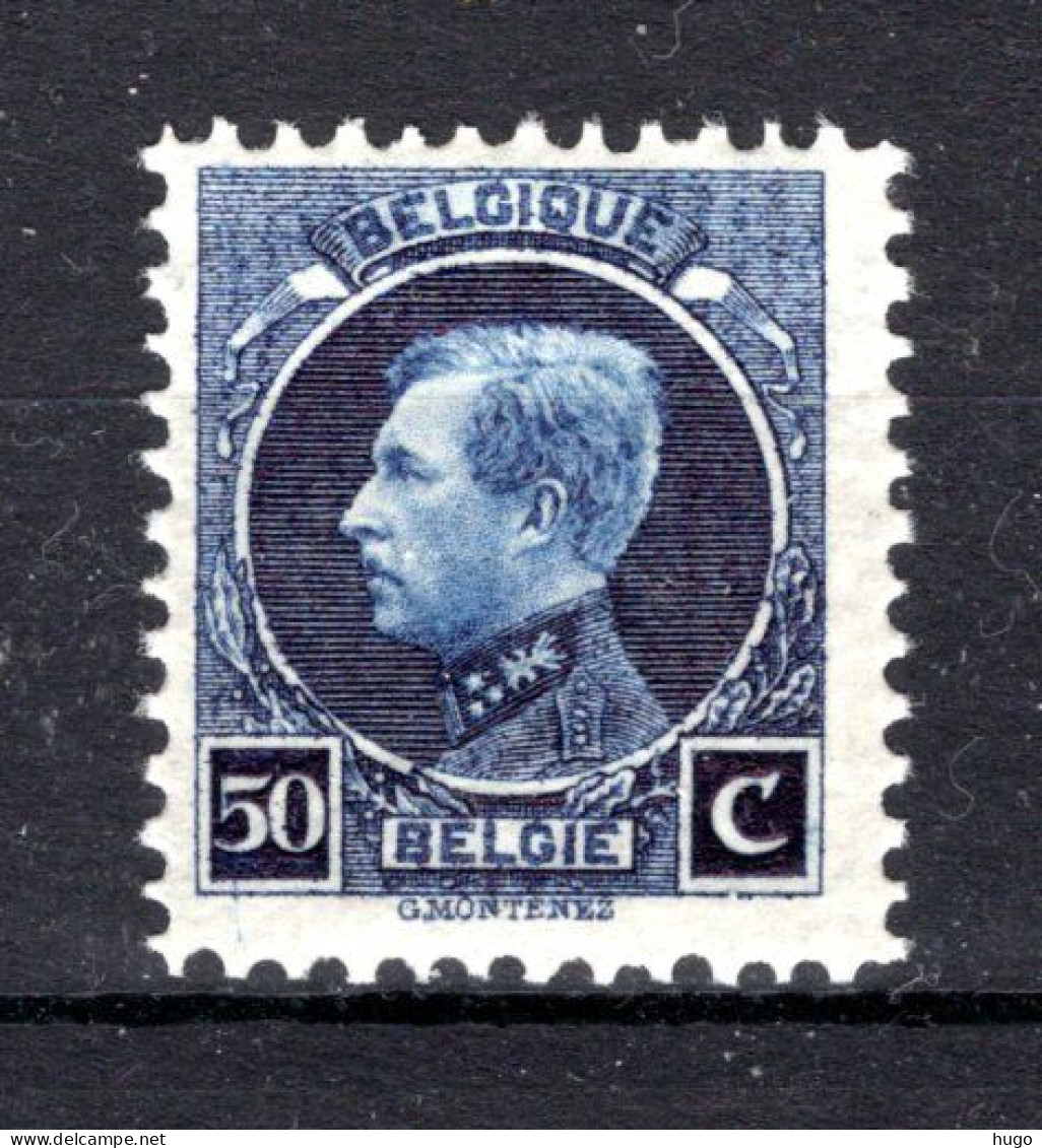 187 MNH 1921 - Z.M. Koning Albert 1 - 1921-1925 Petit Montenez