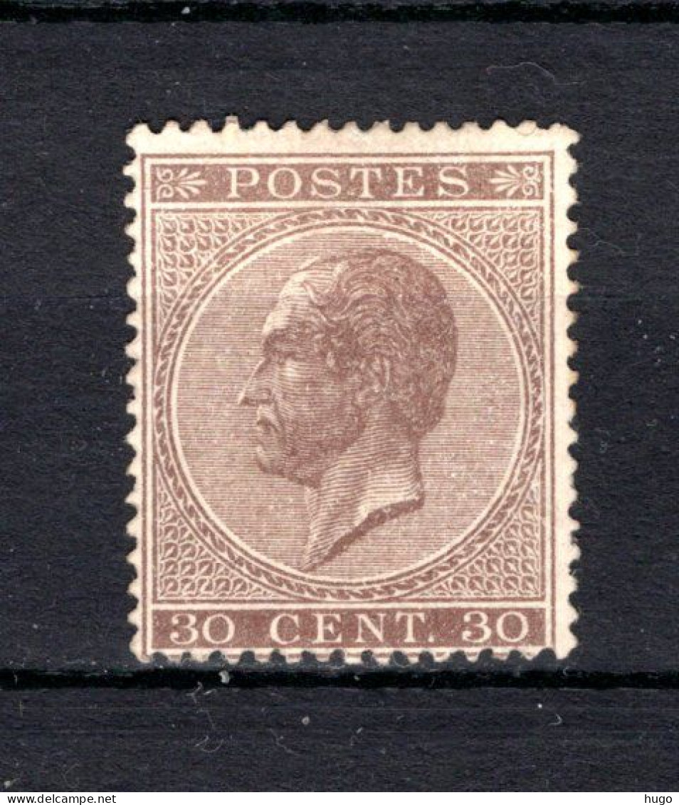 19 MH 1865-1866 - Z.M. Koning Leopold I - 1865-1866 Profile Left