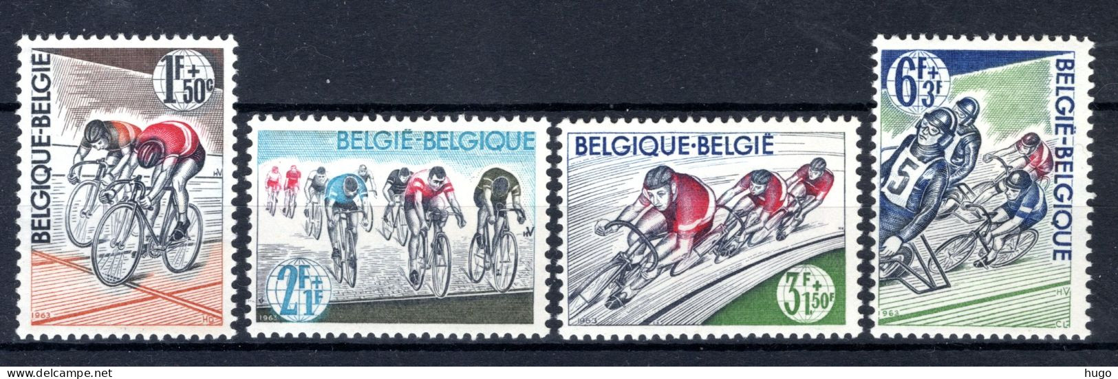 1255/1258 MNH 1963 - 80e Verjaardag Belgische Wielrijdersbond - Ongebruikt
