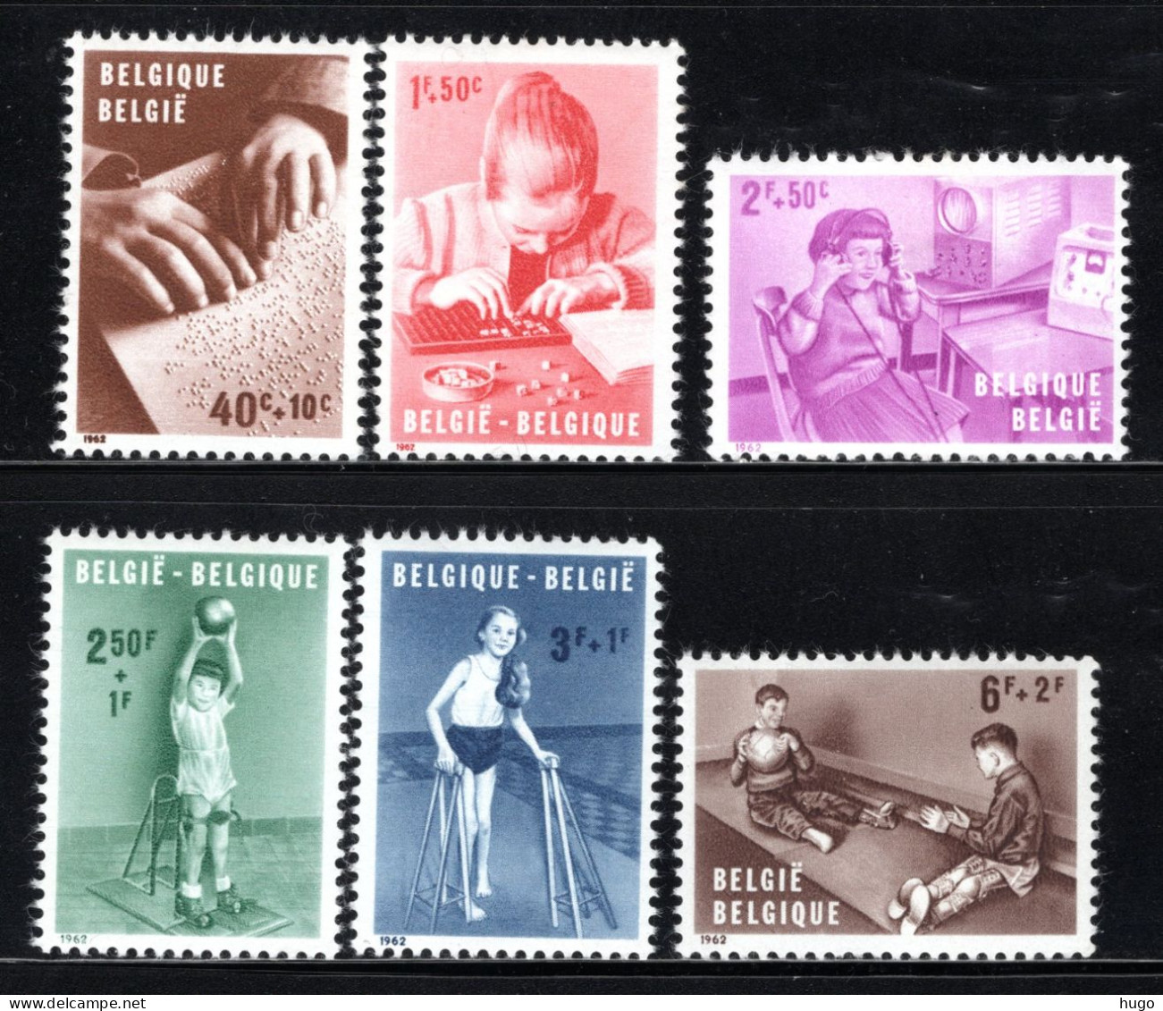 1225/1230 MNH 1962 - Het Gehandicapte Kind. - Unused Stamps
