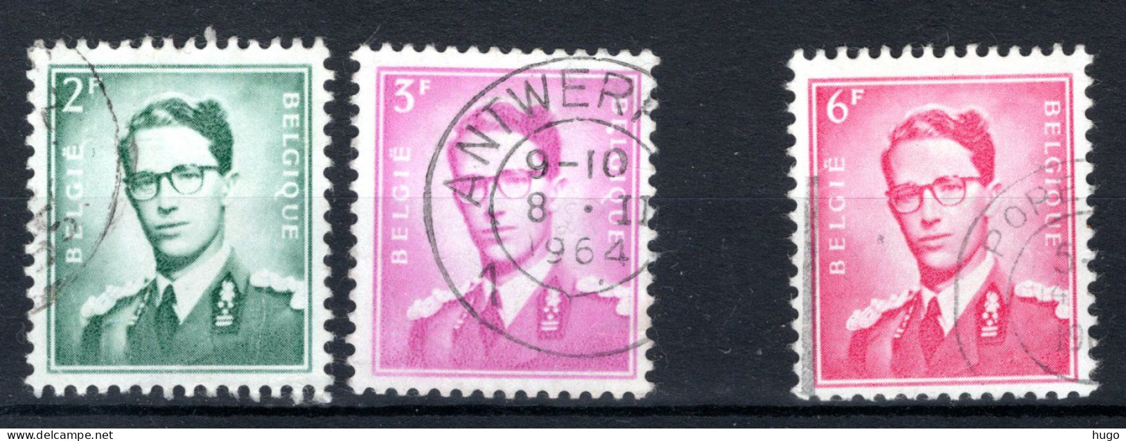 1066/1067-1069° Gestempeld 1958 - Z.M. Koning Boudewijn - Used Stamps