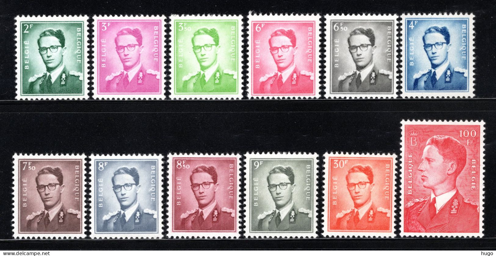 1066/1075 MNH 1958 - Z.M. Koning Boudewijn. - Unused Stamps
