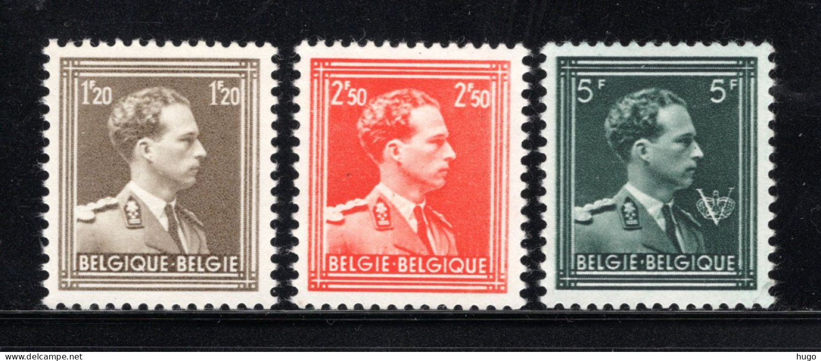 1005/1007 MNH 1956 - Z.M. Koning Leopold 3 - Unused Stamps