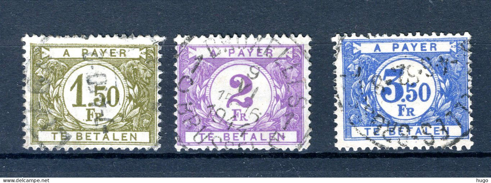 (B) TX46/48 Gestempeld 1922 - Dik Gekleurd Cijfer Op Witte Achtergrond - 1 - Stamps