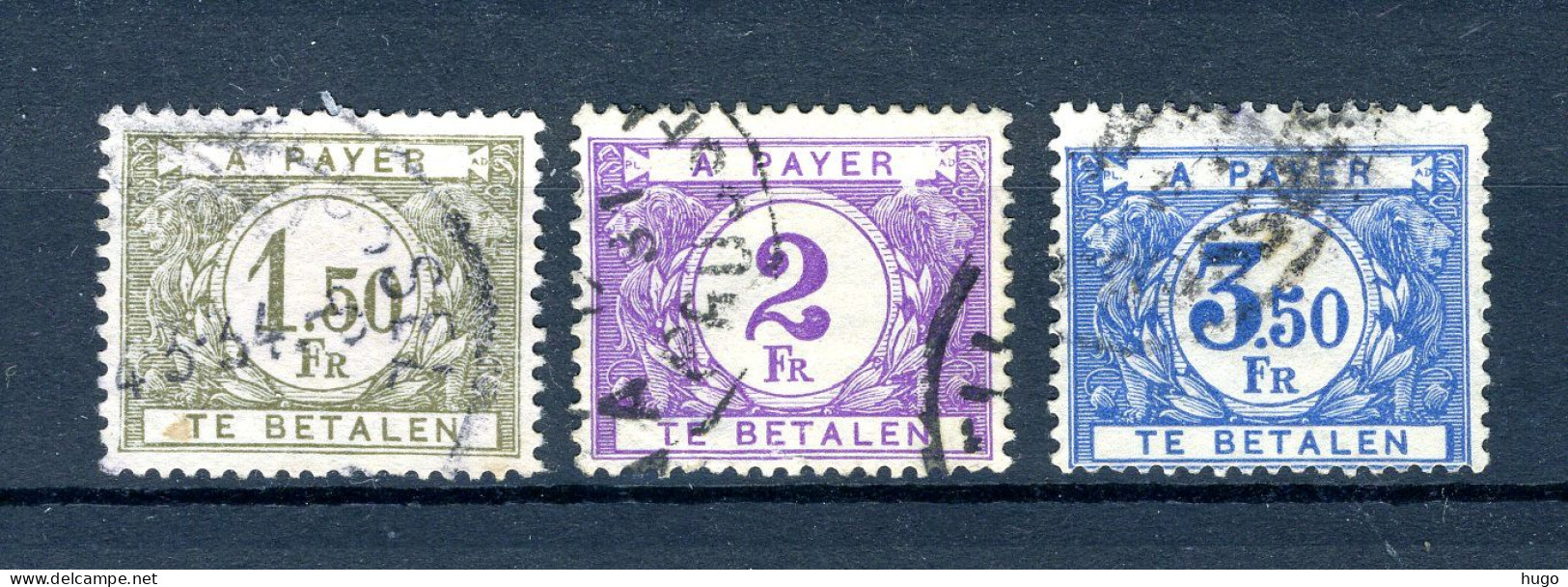 (B) TX46/48 Gestempeld 1922 - Dik Gekleurd Cijfer Op Witte Achtergrond  - Stamps