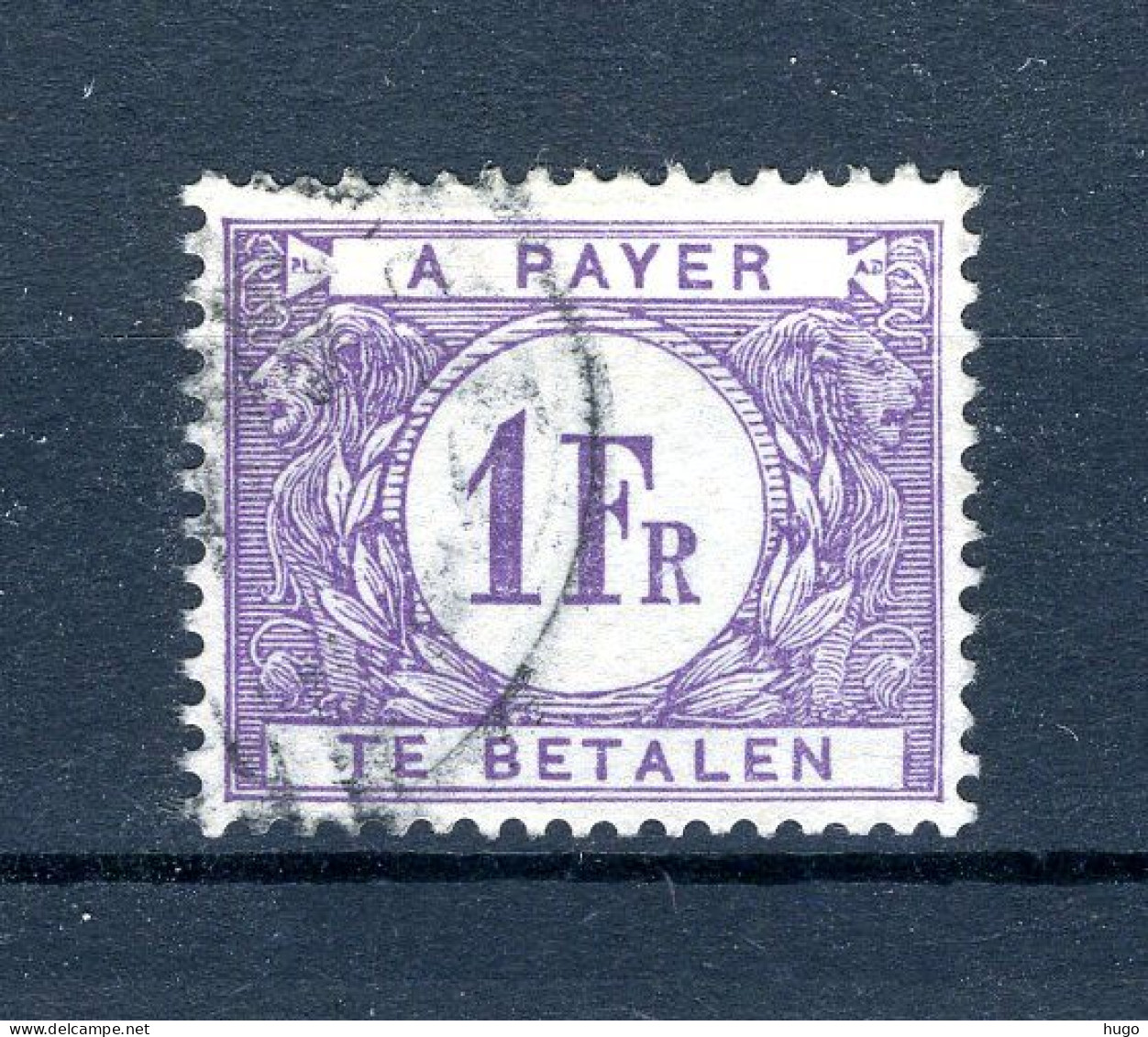 (B) TX43 Gestempeld 1922 - Dik Gekleurd Cijfer Op Witte Achtergrond - Stamps