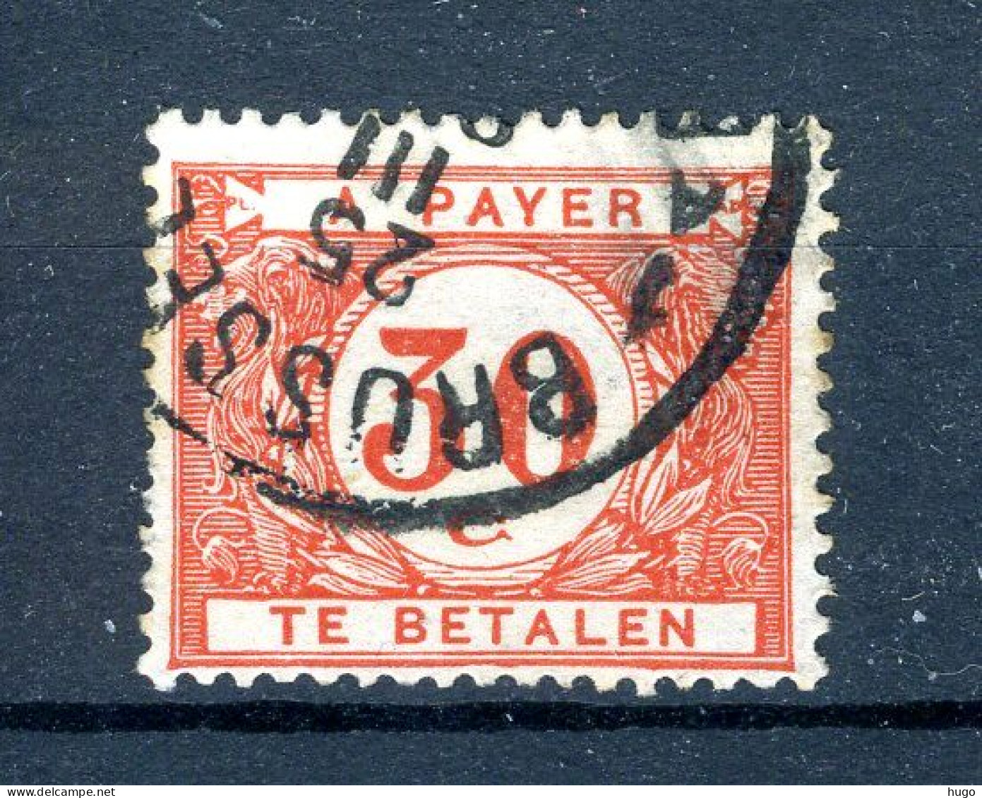 (B) TX35 Gestempeld 1922 - Dik Gekleurd Cijfer Op Witte Achtergrond  - Briefmarken