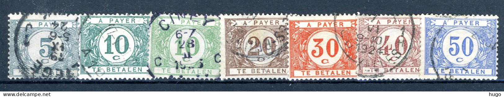 (B) TX32/38 Gestempeld 1922 - Dik Gekleurd Cijfer Op Witte Achtergrond - 2 - Stamps