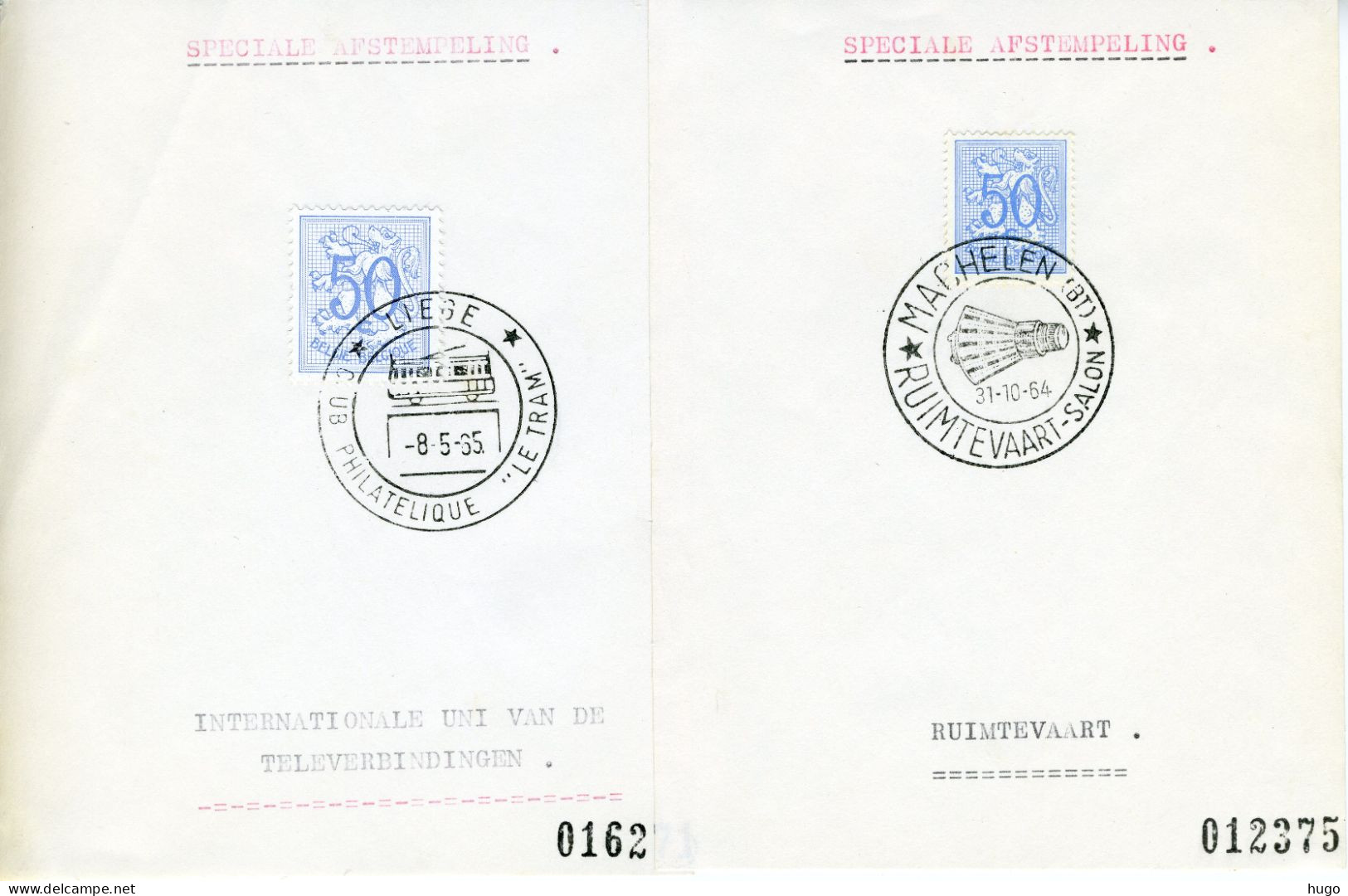 (B) Verschillende Afstempelingen 1964-1967 - Briefe U. Dokumente