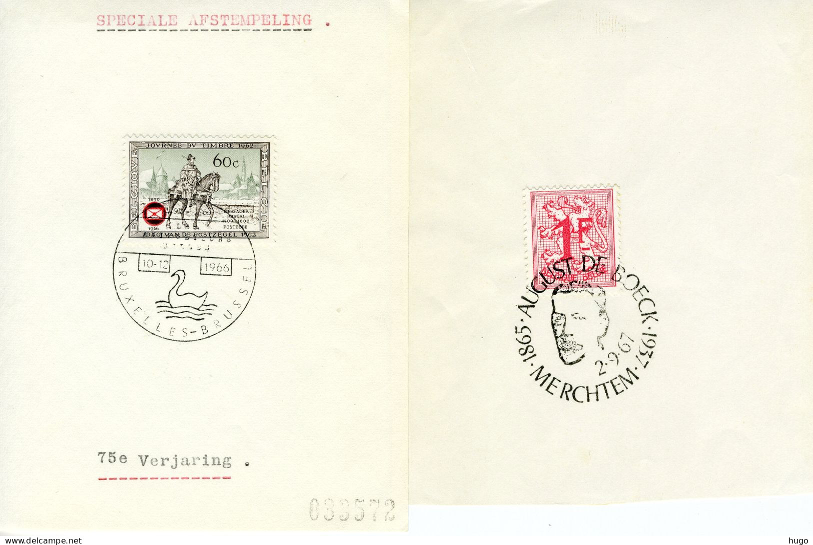 (B) Verschillende Afstempelingen 1964-1967 - Covers & Documents