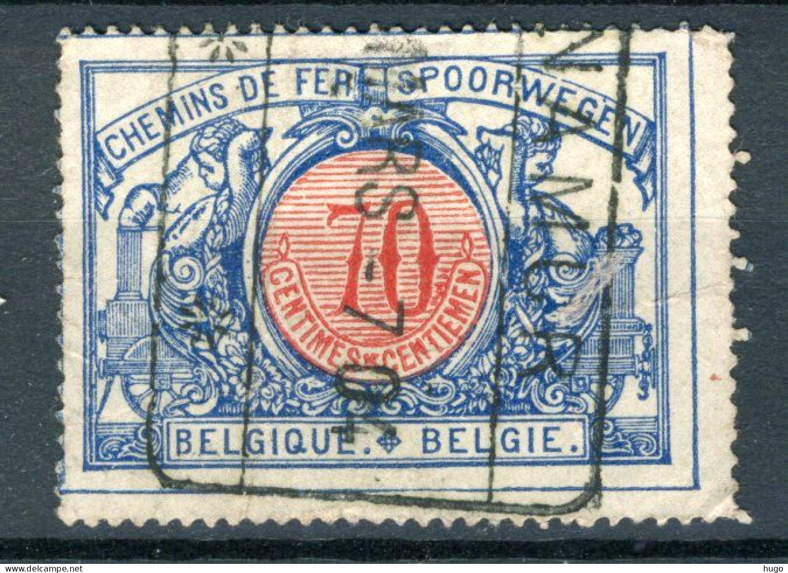 (B) TR38 Gestempeld 1902 - In 2 Kleuren - Oblitérés