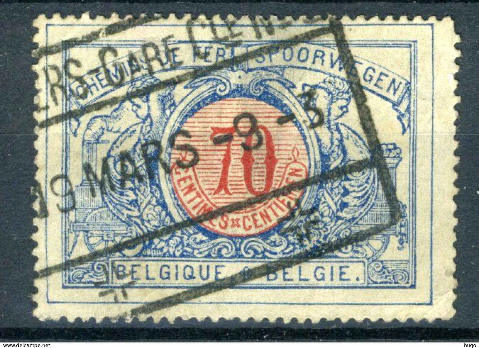 (B) TR38 Gestempeld 1902 - In 2 Kleuren - 1 - Afgestempeld