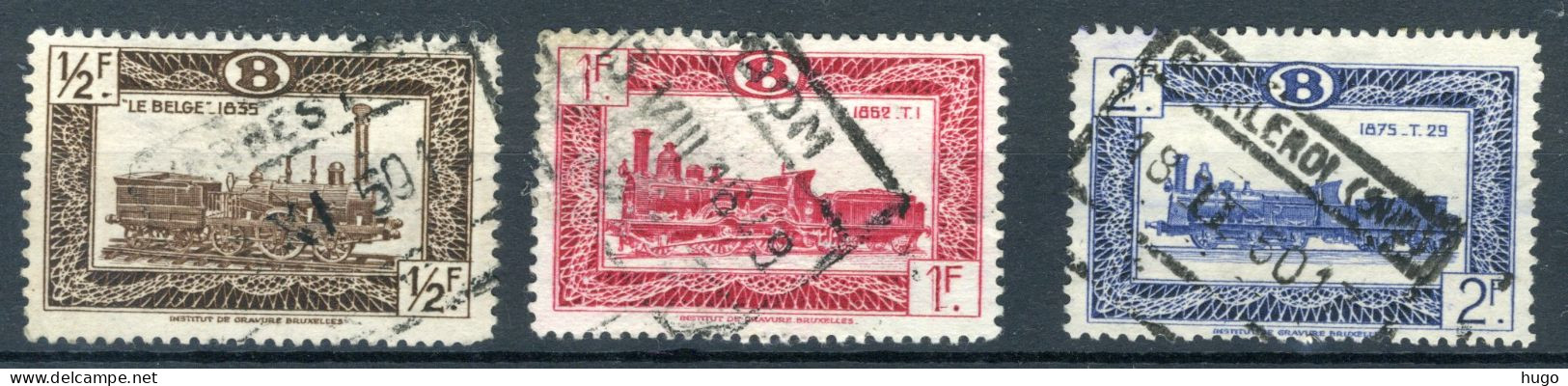 (B) TR304/306 Gestempeld 1949 - Verschillende Locomotieven - Used