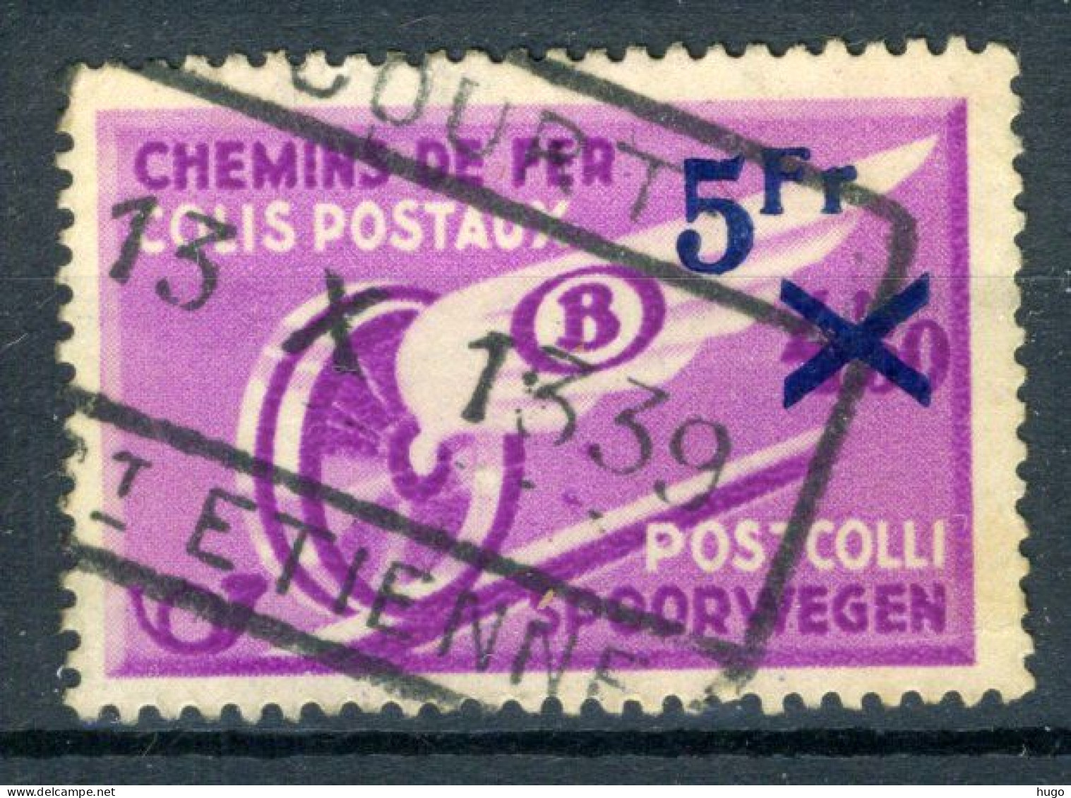 (B) TR203 Gestempeld 1938 - Postpakketzegels Gevleugeld Wiel - 3 - Used