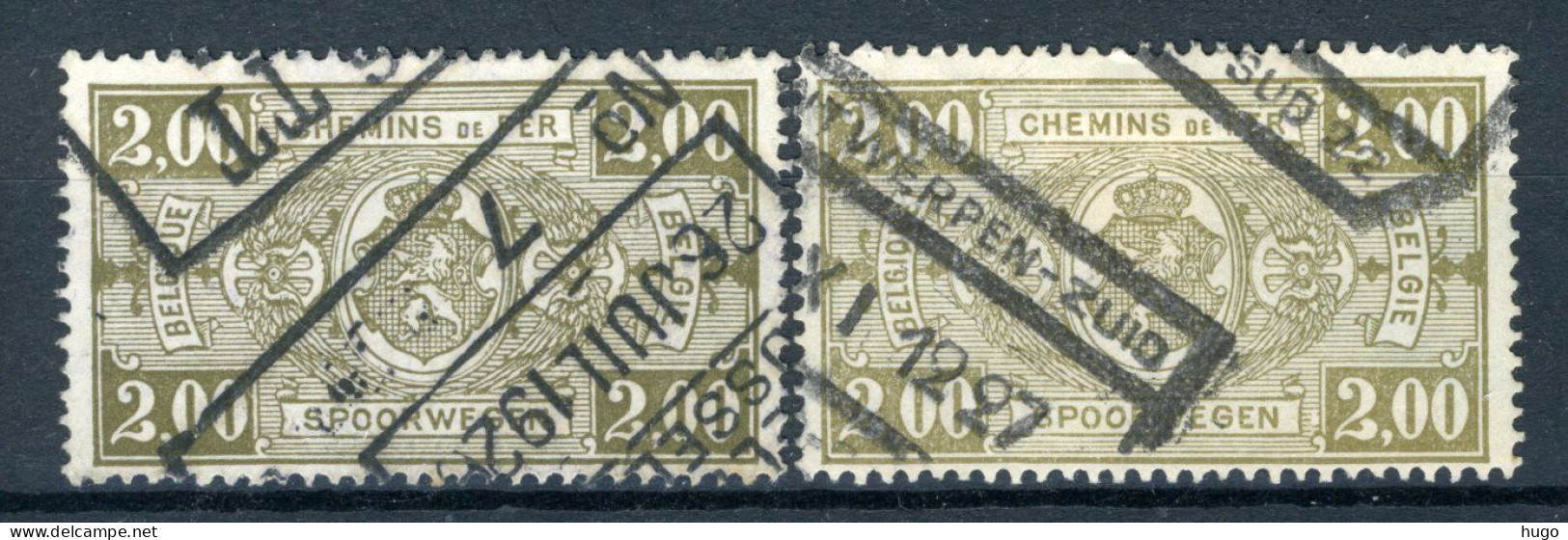 (B) TR150 Gestempeld 1923 - Rijkswapen (2 Stuks) - 7 - Usados