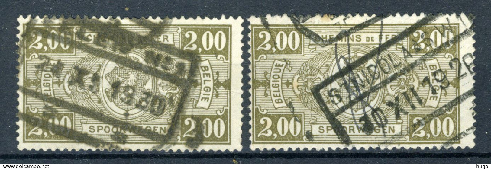 (B) TR150 Gestempeld 1923 - Rijkswapen (2 Stuks) - Used