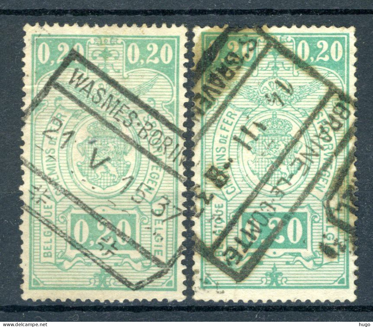 (B) TR138 Gestempeld 1923 - Rijkswapen (2 Stuks) - 4 - Oblitérés