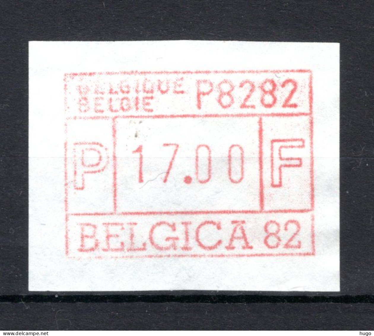 ATM 6A MNH**  1982 - Belgica 82 17 Fr. - Neufs