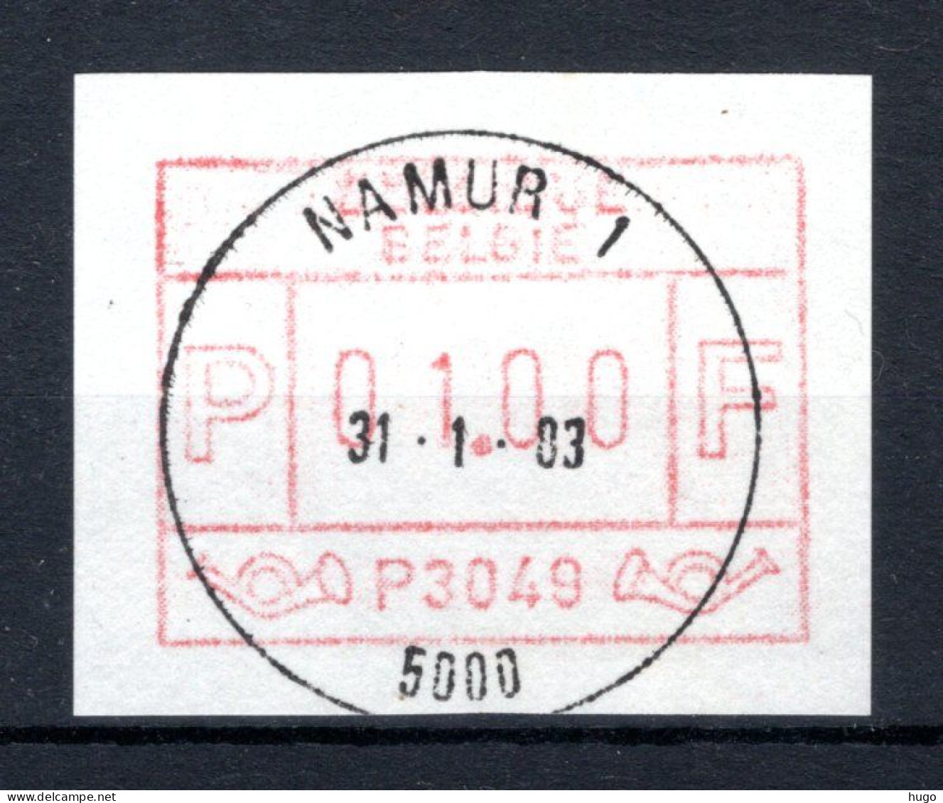 ATM 49 FDC 1983 Type I - Namur 1 - Postfris