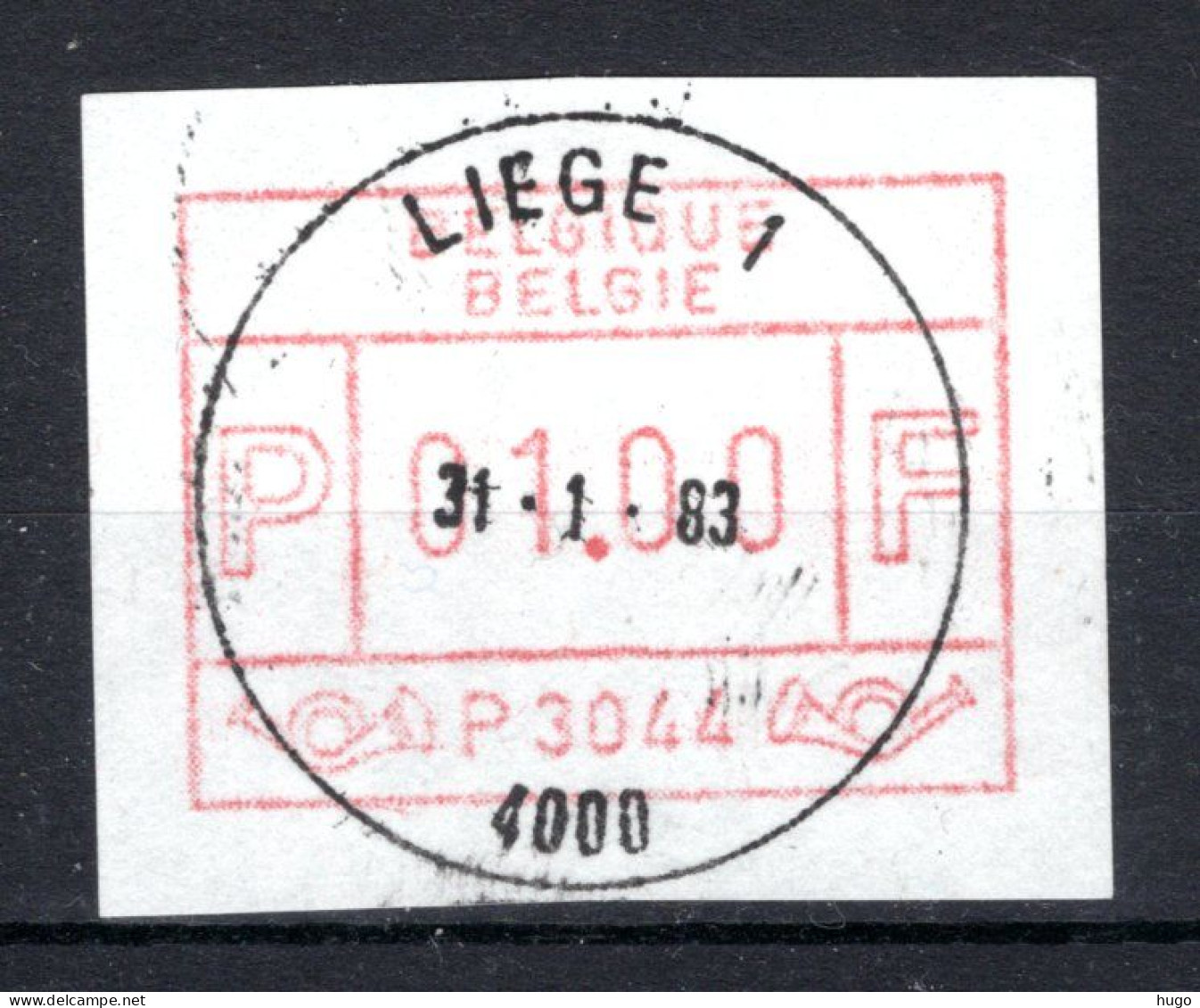 ATM 44A FDC 1983 Type II - Liège 1 - Neufs