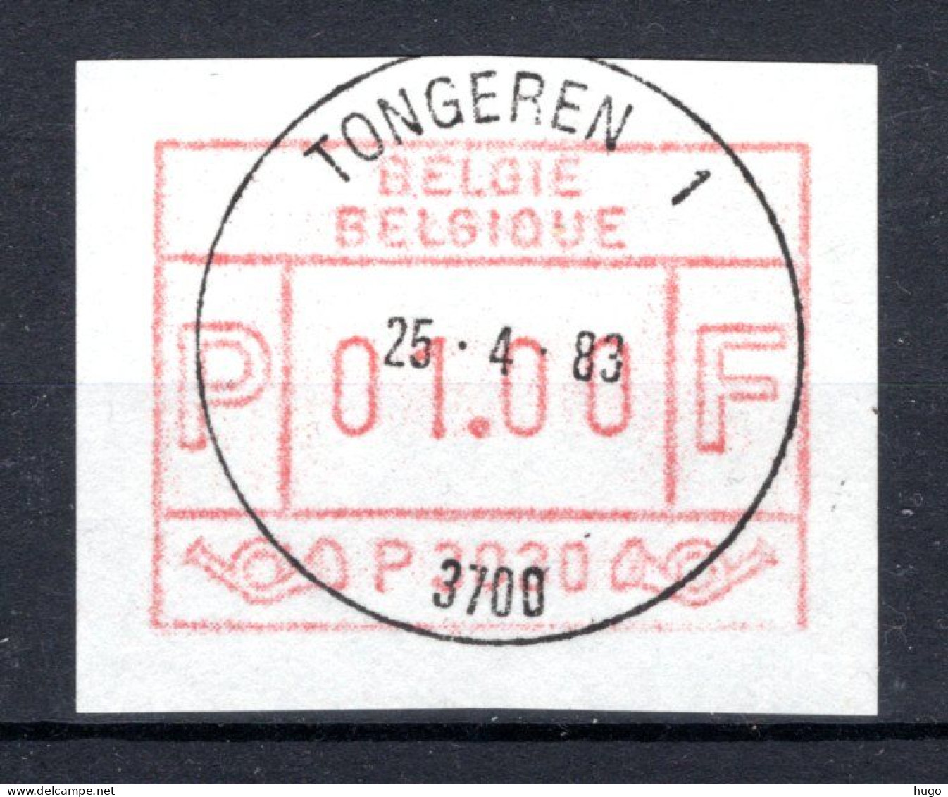 ATM 30A FDC 1983 Type II - Tongeren 1 - Mint