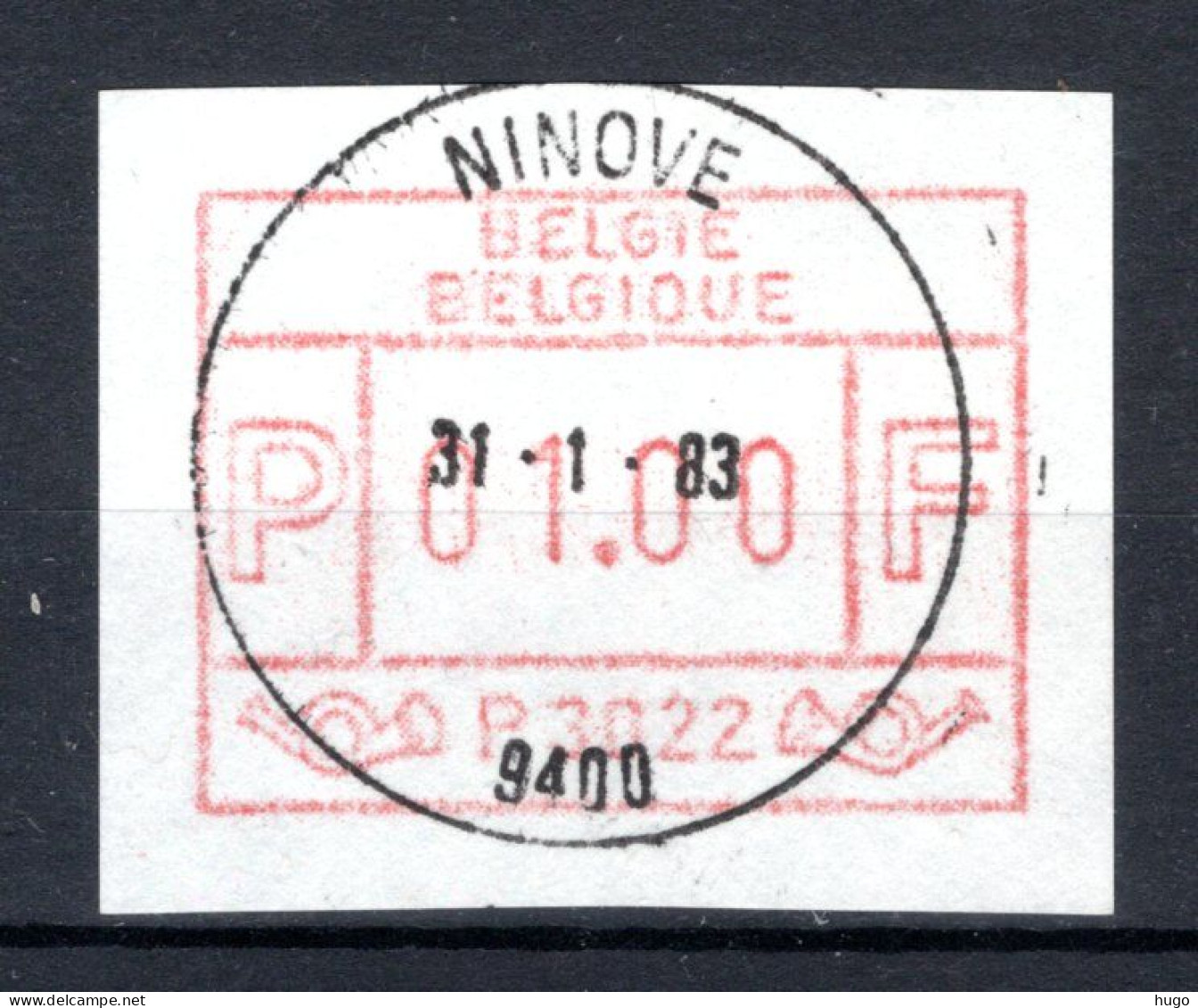 ATM 22A FDC 1983 Type II - Ninove 1 - Neufs