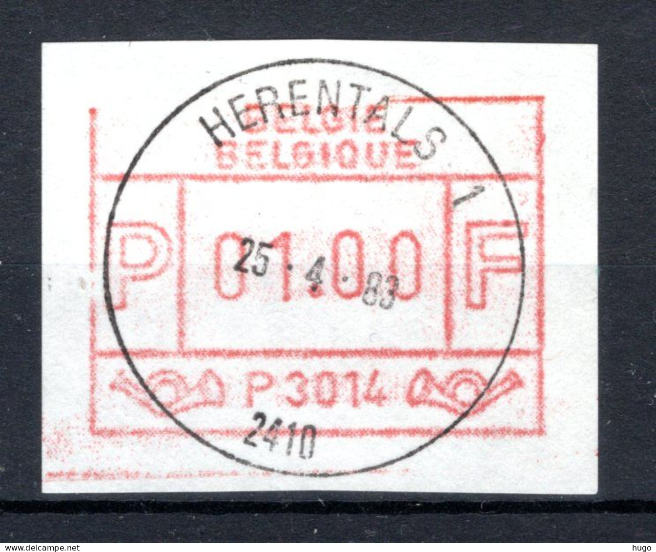 ATM 14A FDC 1983 Type II - Herentals 1 - Nuovi