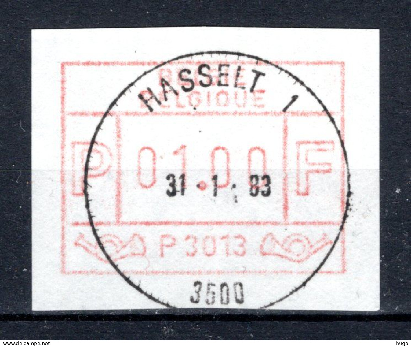 ATM 13A FDC 1983 Type II - Hasselt 1 - Mint