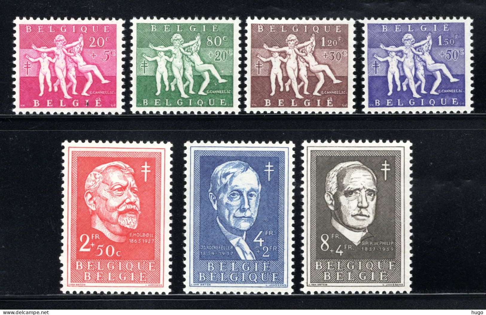 979/985 MNH 1955 - Antiteringzegels. - Unused Stamps
