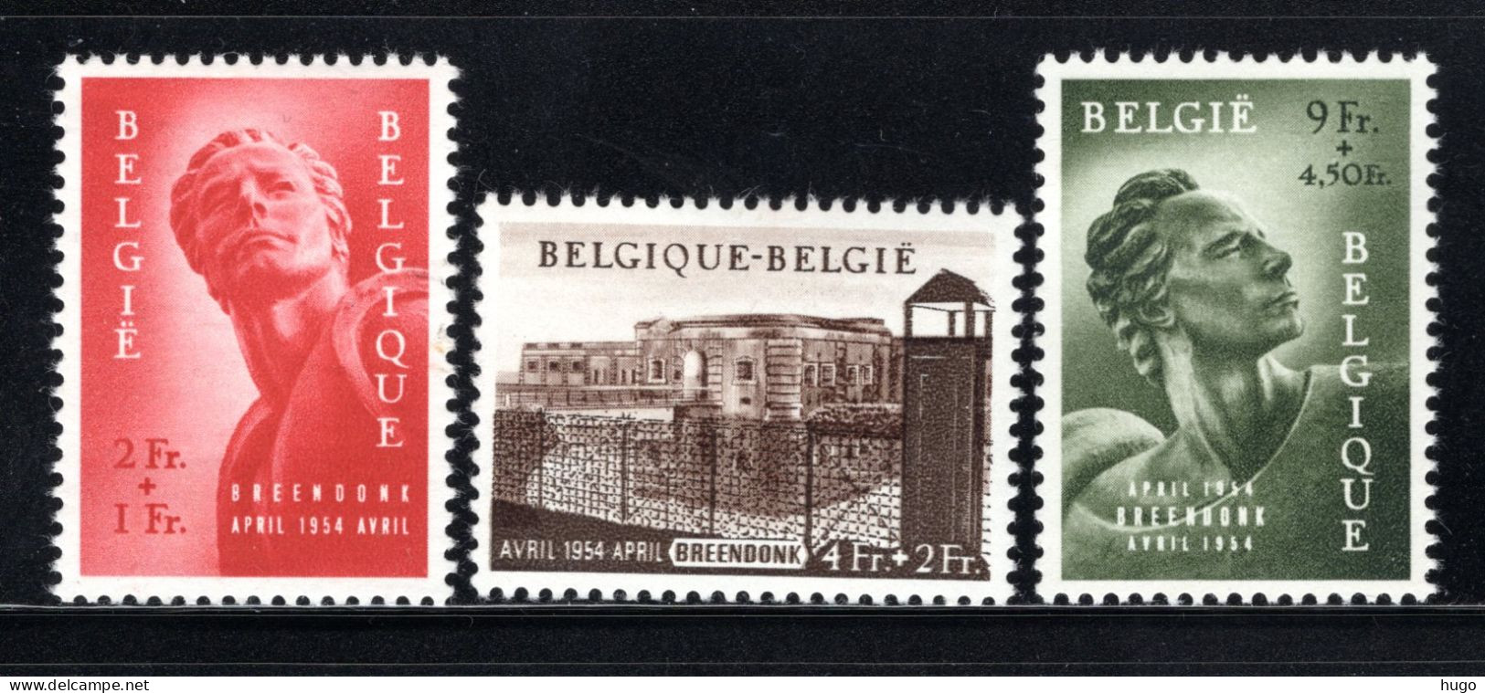 943/945 MNH 1954 - Inhuldiging Van Het Monument Te Breendonk. - Ongebruikt