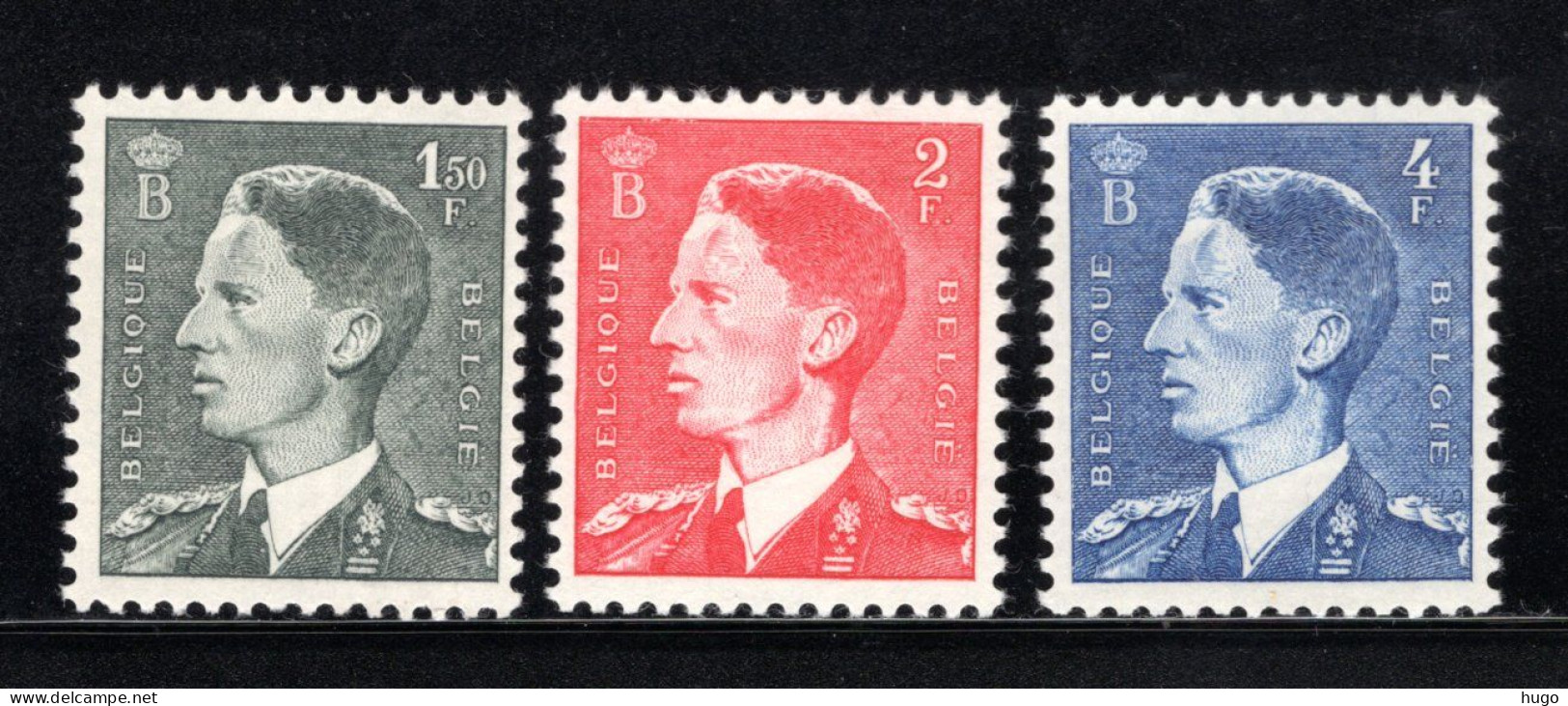 909/911 MNH 1953 - Z.M. Koning Boudewijn. - Unused Stamps