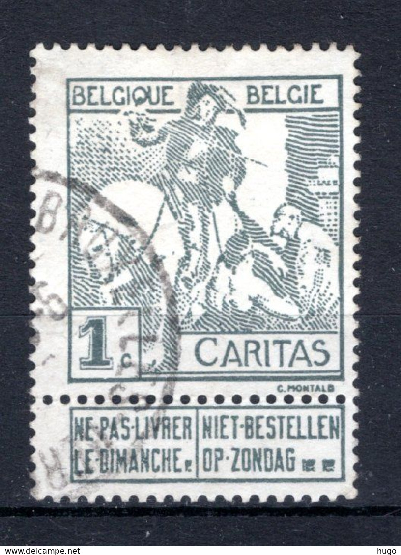 84° Gestempeld 1910 - Caritas - 1910-1911 Caritas