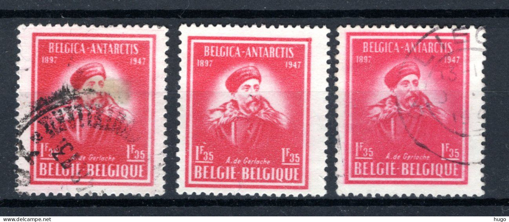 749° Gestempeld 1947 - 50e Verjaardag Van De Zuidpoolexpeditie Van De Belgica - Used Stamps