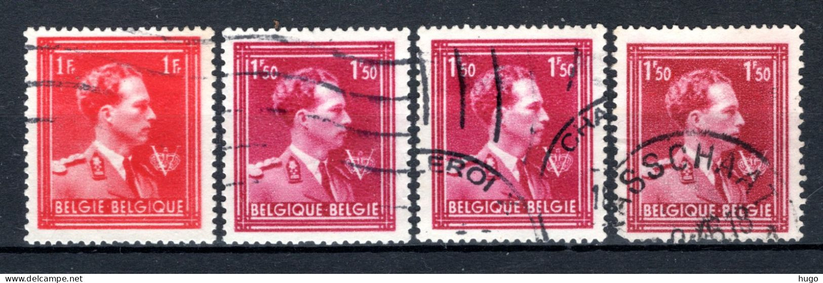 690/691° Gestempeld 1944 - Z.M. Koning Leopold 3 - Used Stamps