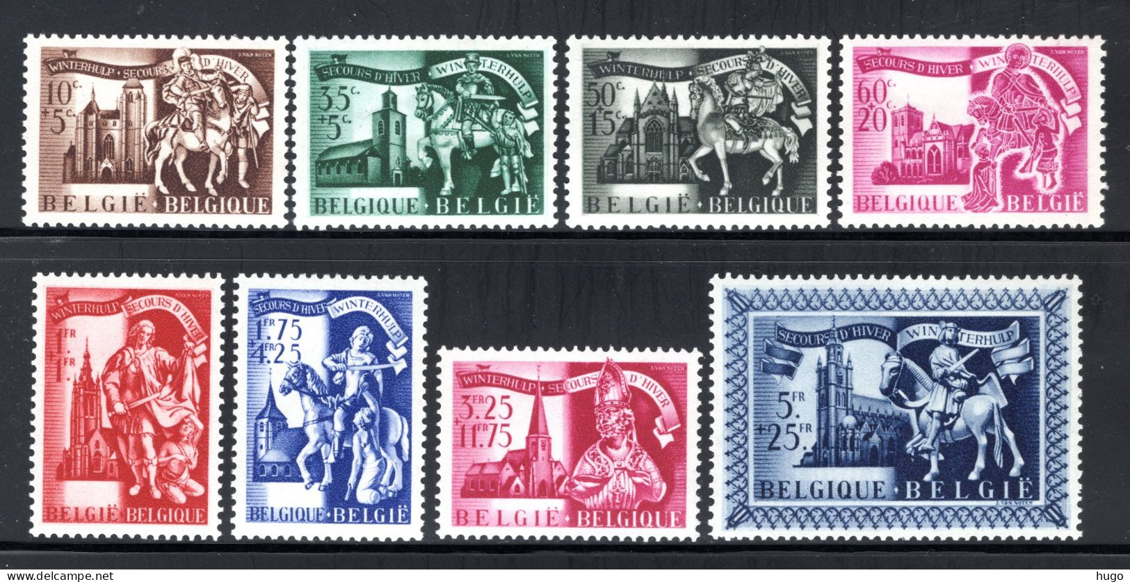 631/638 MNH 1943 - Zevende Winterhulpuitgifte. - Unused Stamps
